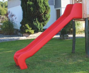 PE skluzavka, červená, výška podesty 1,50m, EN 1176