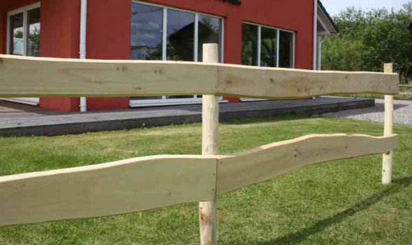 Akátový rančérský plot